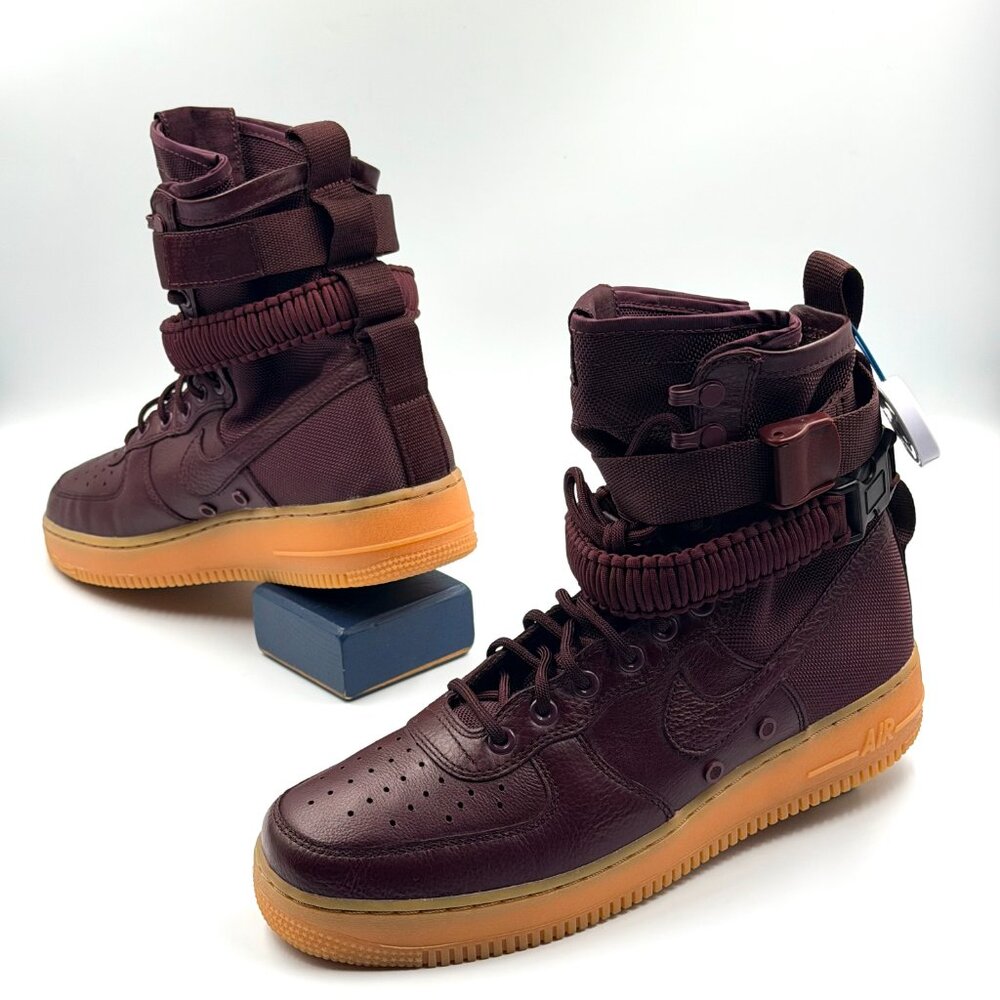 Nike SF Air Force 1 'Deep Burgundy' - Picture 8 of 12